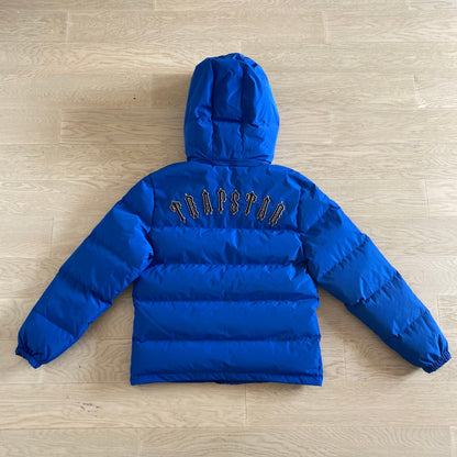 Trapstar Detachable Hooded Puffer Jacket 'Blue'