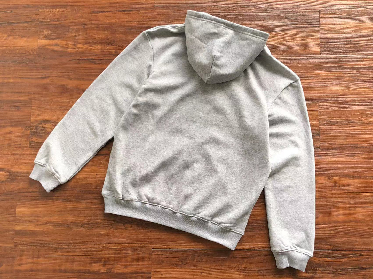 Grey Polo Zip Hoodie