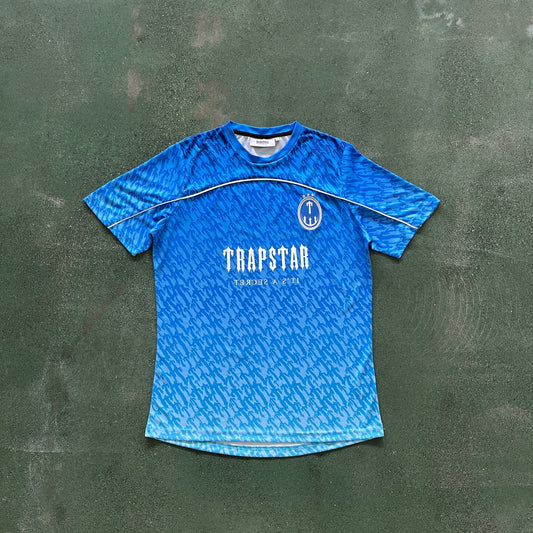 Trapstar Football Tee 'Blue'