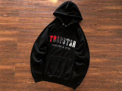 Trapstar Tracksuit Black / Red / Grey