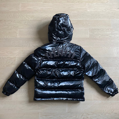 Trapstar Detachable Hooded Puffer Jacket 'Shiny Black'