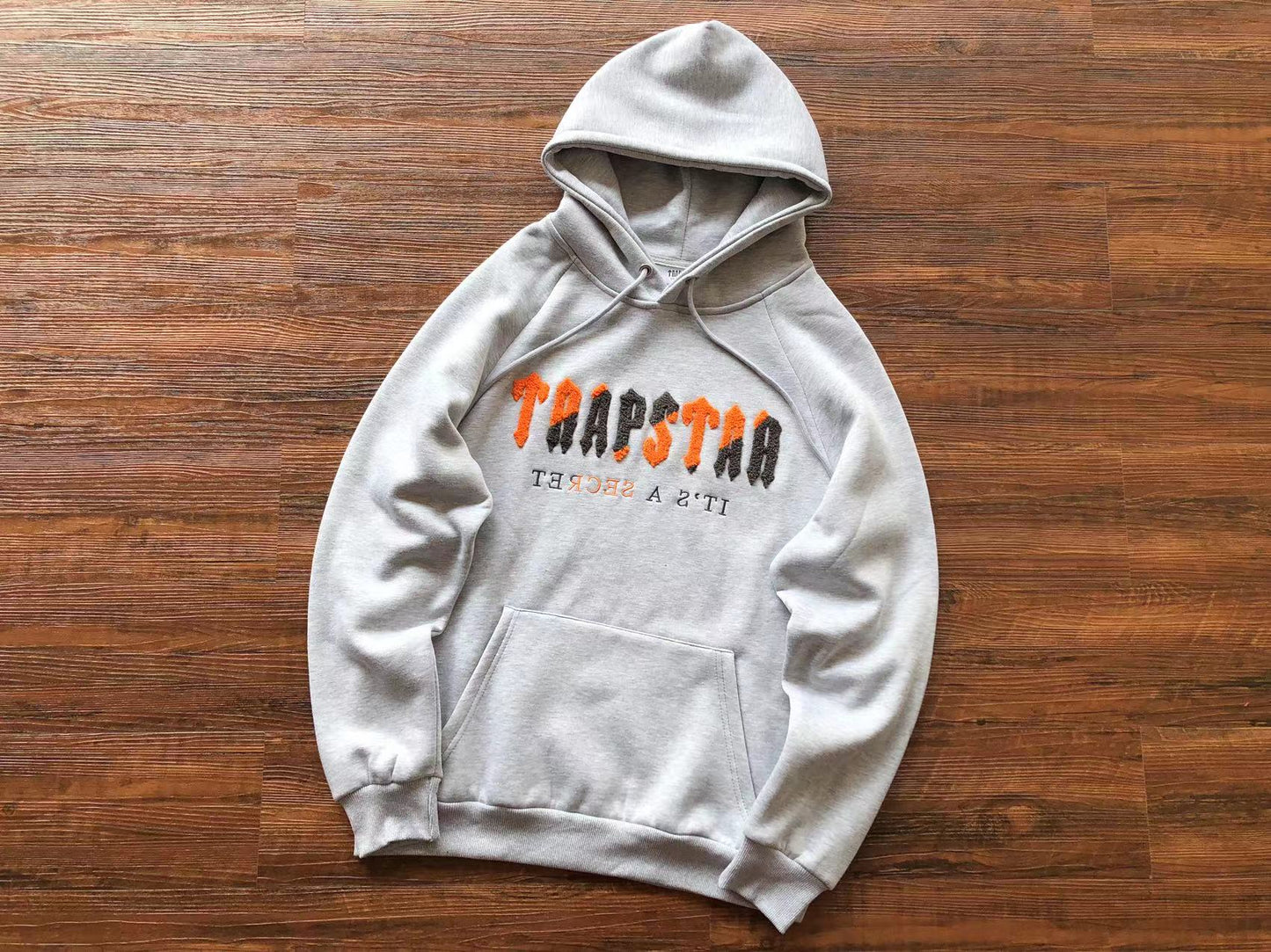 Trapstar Tracksuit Grey / Orange