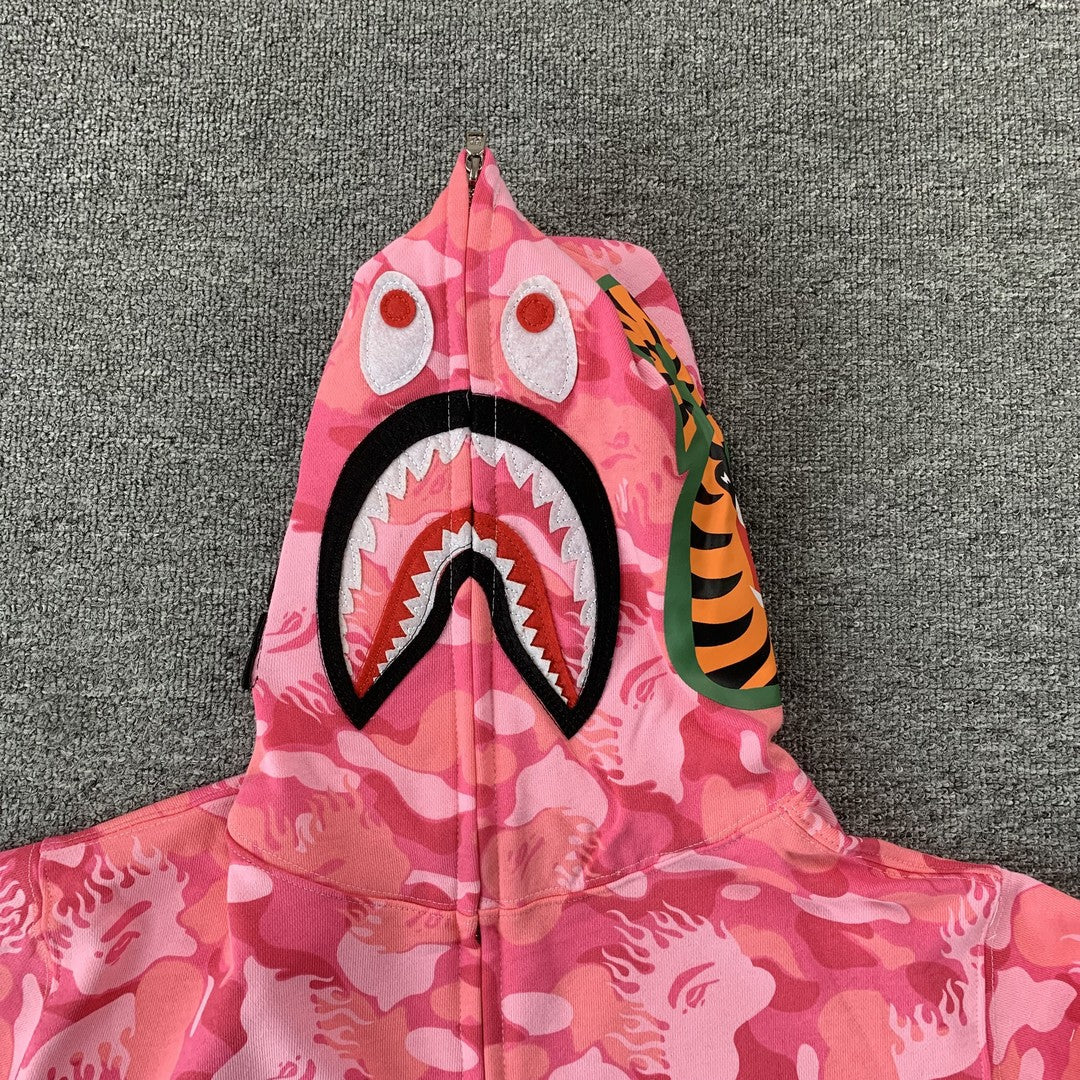 Bape Hoodie Pink