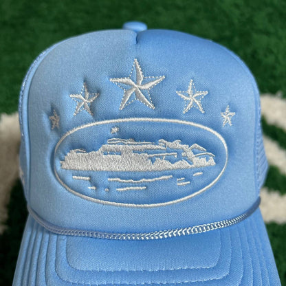 Blue Alcatraz Corteiz Cap