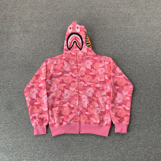 Bape Hoodie Pink