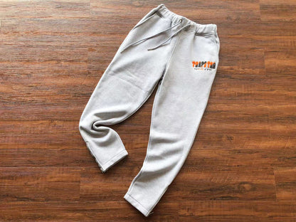 Trapstar Tracksuit Grey / Orange