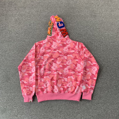 Bape Hoodie Pink