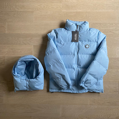 Trapstar Detachable Hooded Puffer Jacket 'Ice Blue'