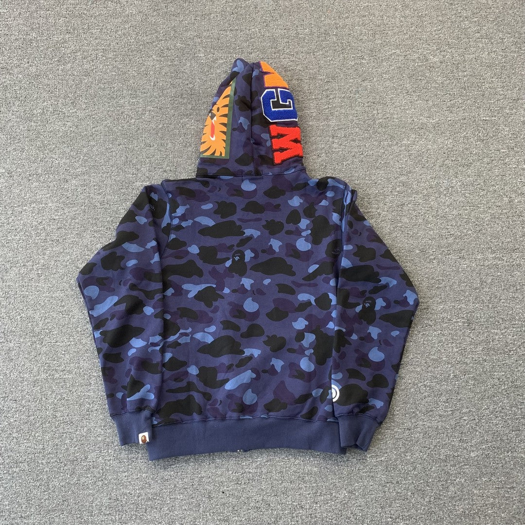 Bape Hoodie Blue