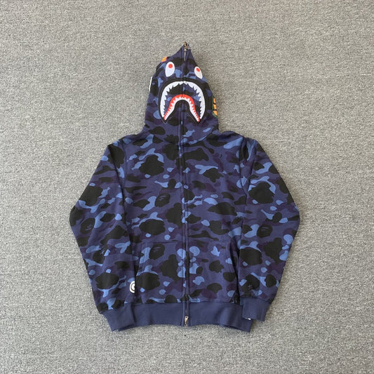 Bape Hoodie Blue