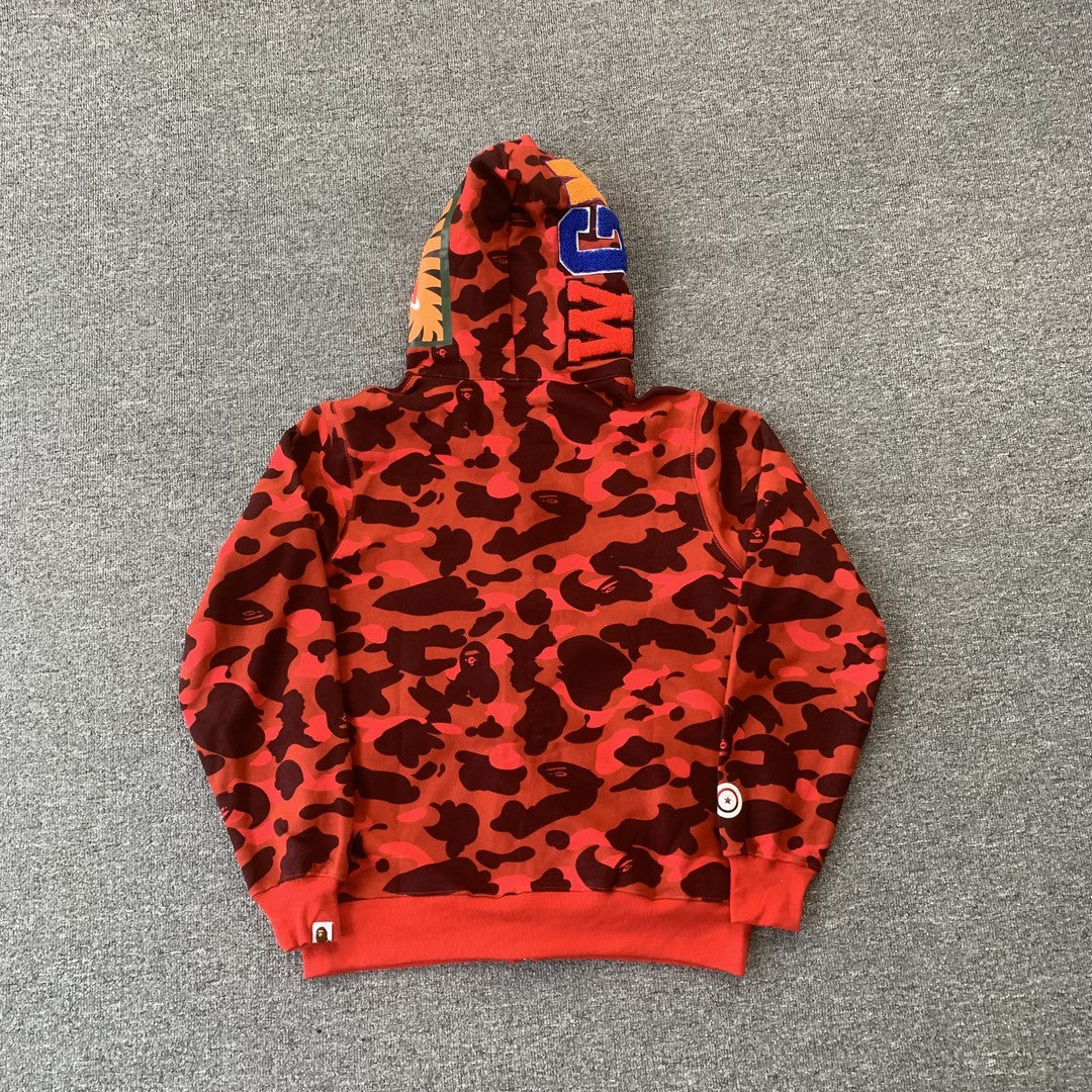 Bape Hoodie Red