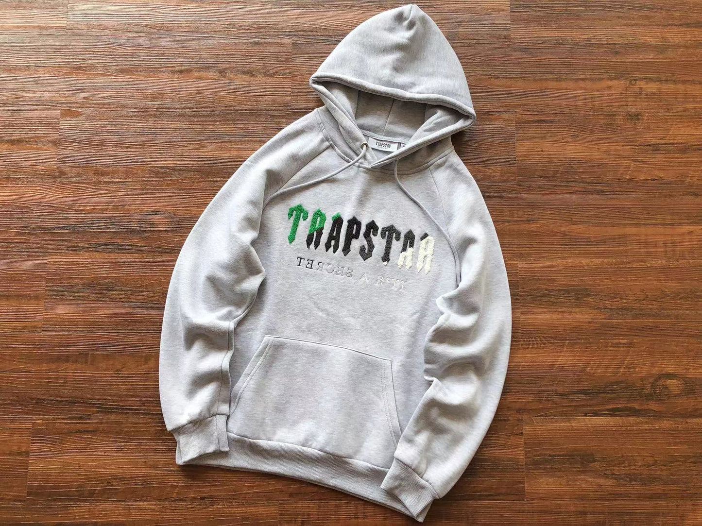 Trapstar Tracksuit Grey / Green